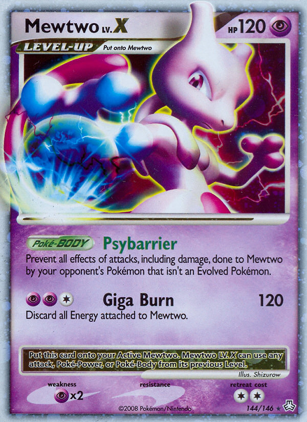 Legends Awakened Mewtwo LV. X #144/146